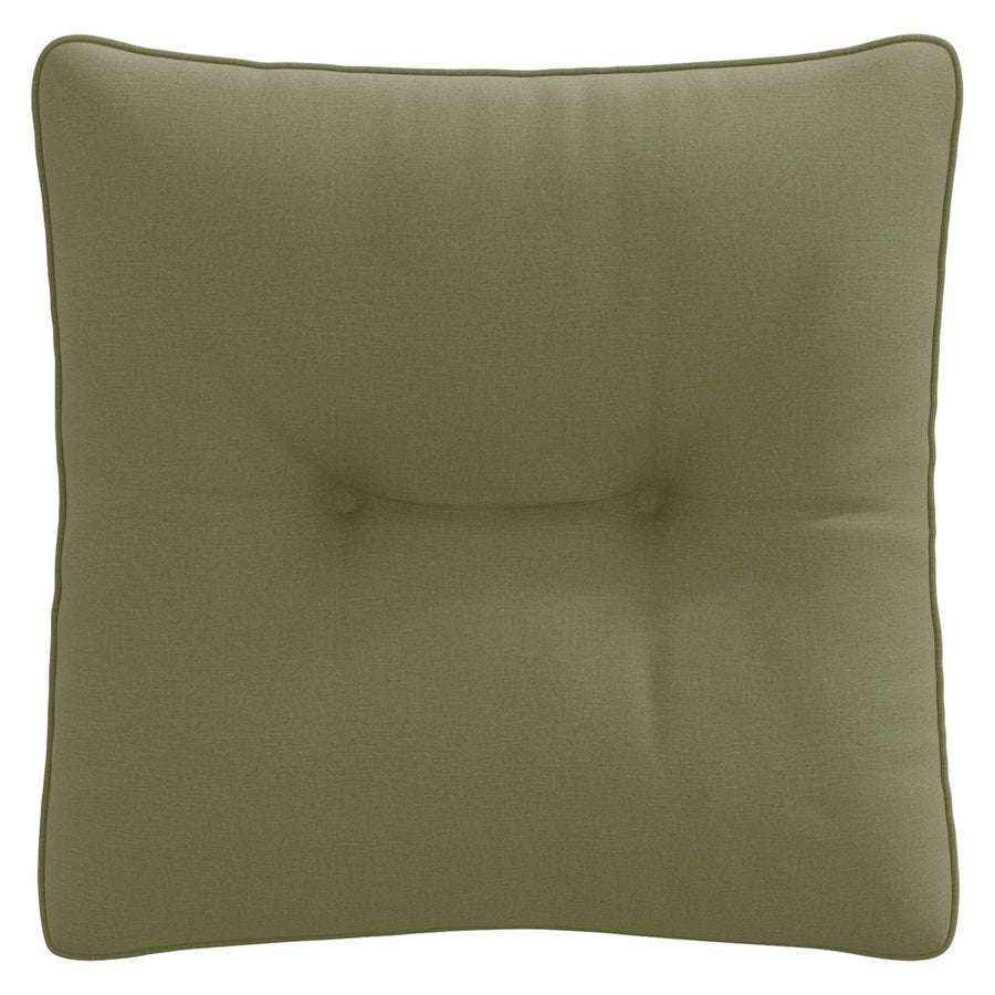 Rugkussen PUTTEN 100% Polyester Olijfgroen 40 x 40 x 10 cm