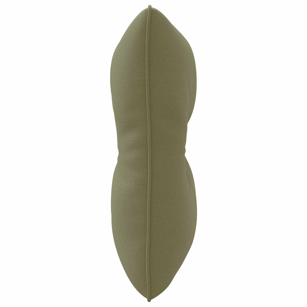 Rugkussen PUTTEN 100% Polyester Olijfgroen 40 x 40 x 10 cm
