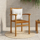 Rugkussen 40x40x10 cm wit polyester