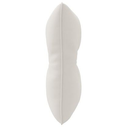 Rugkussen PUTTEN 100% Polyester Wit 40 x 40 x 10 cm