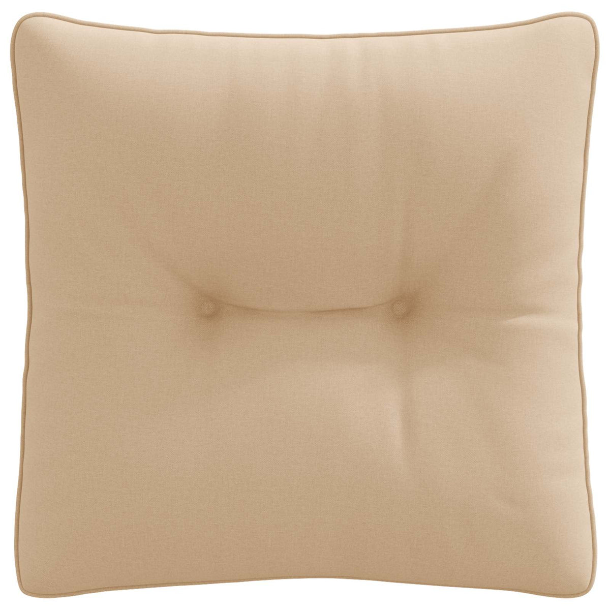 Rugkussen PUTTEN 100% Polyester Zand 40 x 40 x 10 cm