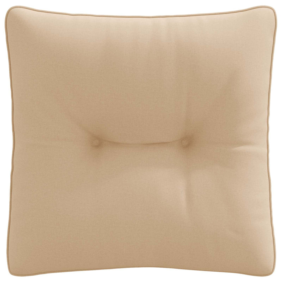 Rugkussen PUTTEN 100% Polyester Zand 40 x 40 x 10 cm
