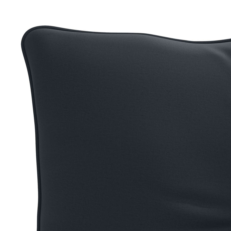 Rugkussen PUTTEN 100% Polyester Donkerblauw 40 x 40 x 10 cm