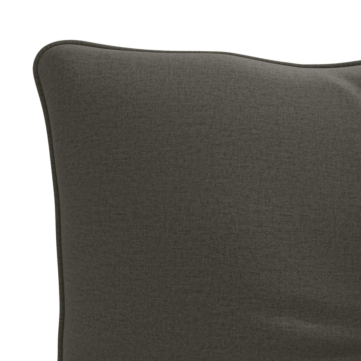 Rugkussen PUTTEN 100% Polyester Antraciet 40 x 40 x 10 cm