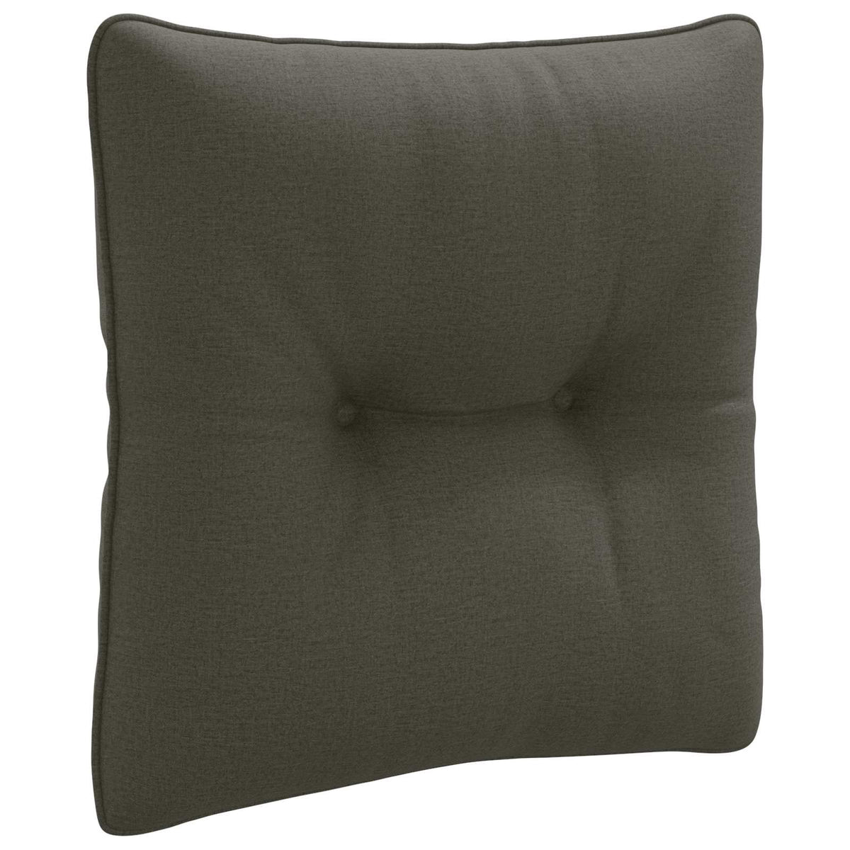 Rugkussen PUTTEN 100% Polyester Antraciet 40 x 40 x 10 cm