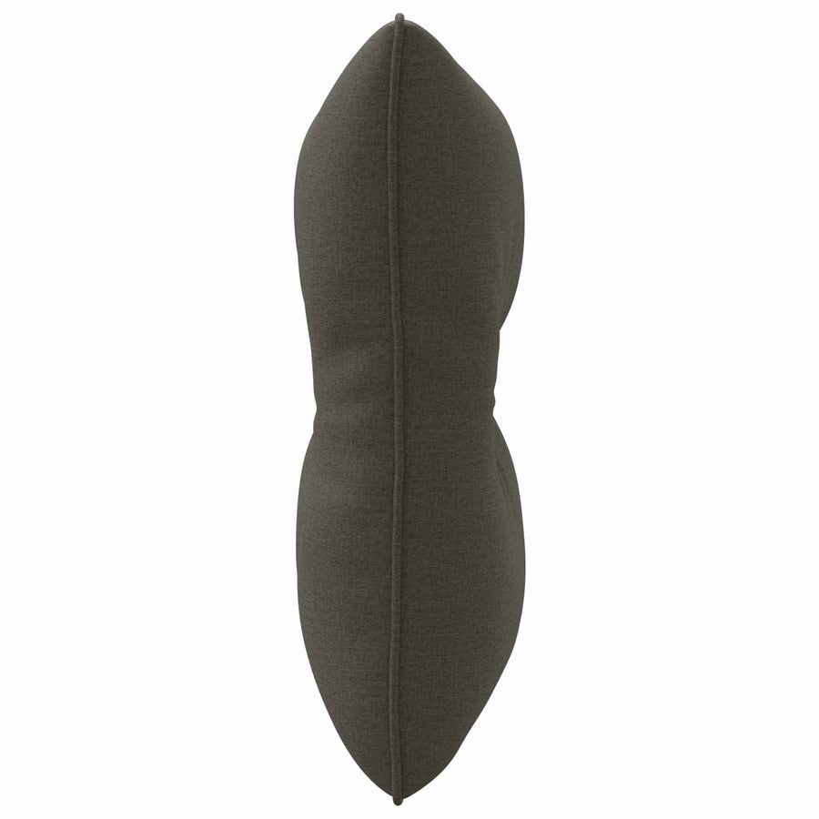 Rugkussen PUTTEN 100% Polyester Antraciet 40 x 40 x 10 cm