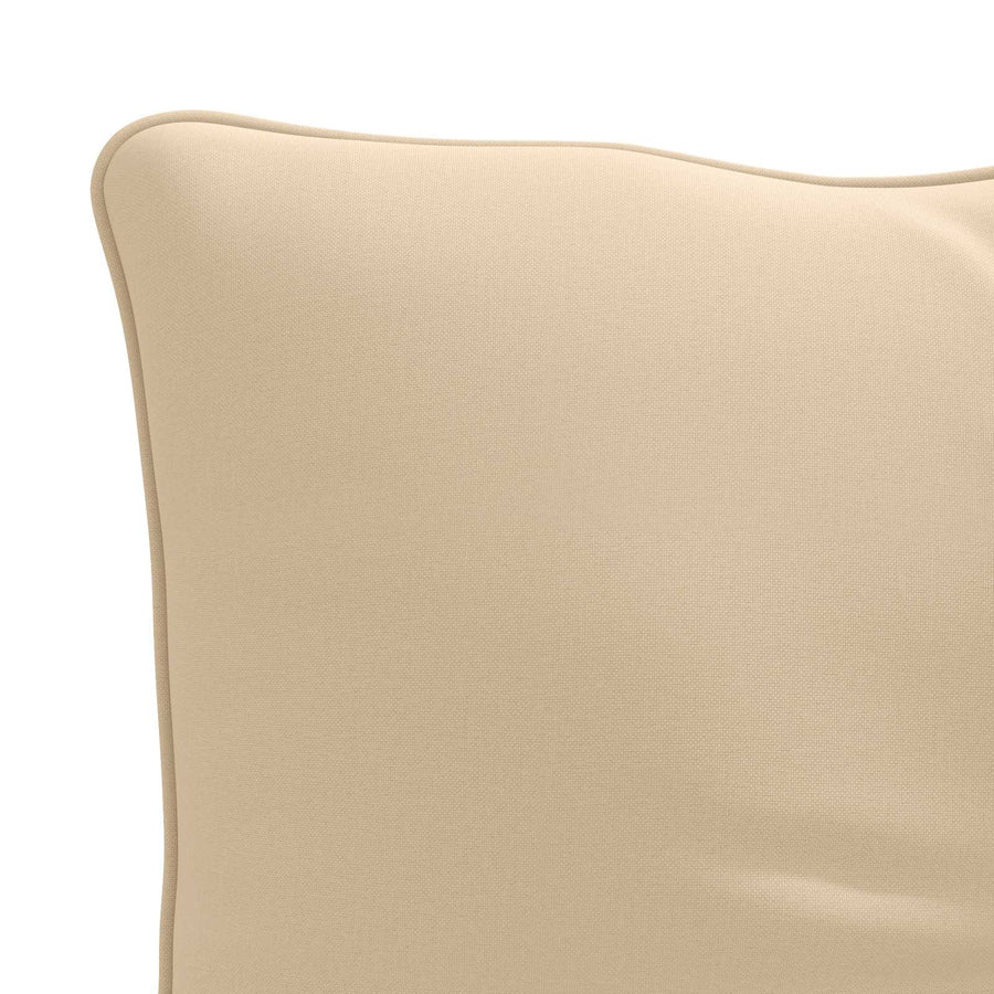 Rugkussen PUTTEN 100% Polyester Crèmekleurig 40 x 40 x 10 cm