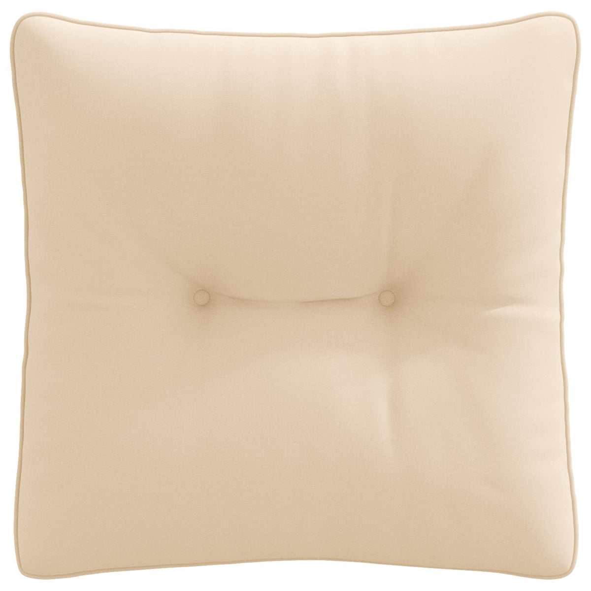 Rugkussen PUTTEN 100% Polyester Crèmekleurig 40 x 40 x 10 cm