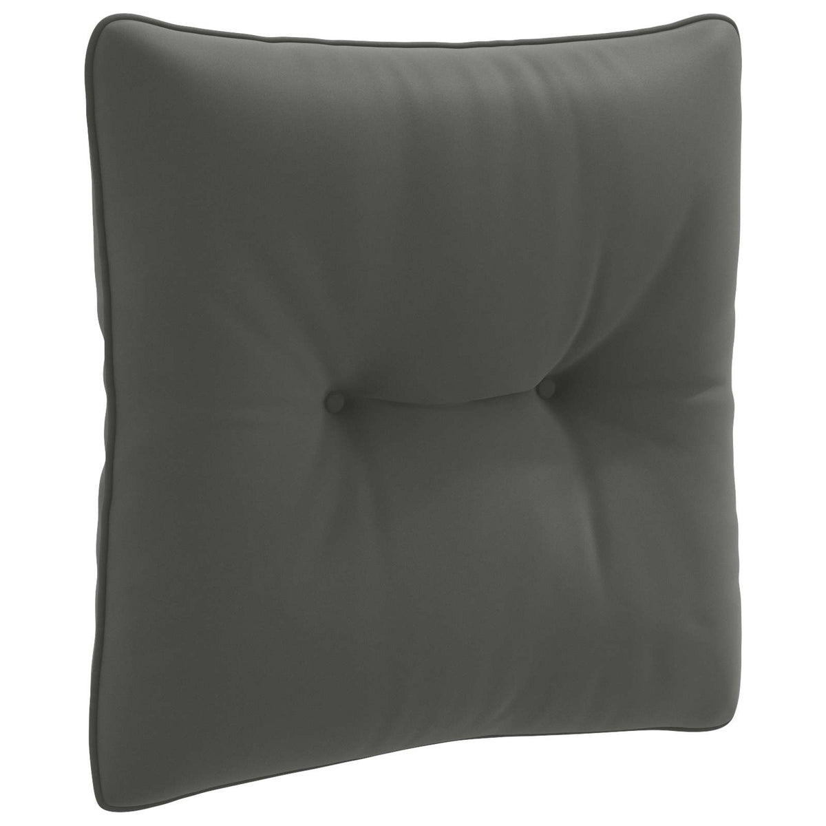 Rugkussen PUTTEN 100% Polyester Antraciet 40 x 40 x 10 cm