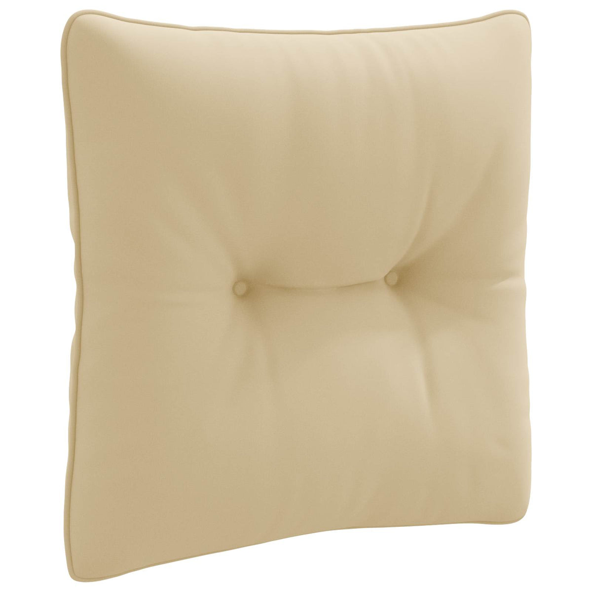 Rugkussen PUTTEN 100% Polyester Beige 40 x 40 x 10 cm