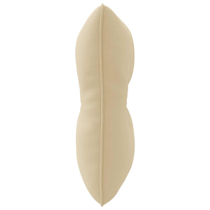Rugkussen PUTTEN 100% Polyester Beige 40 x 40 x 10 cm