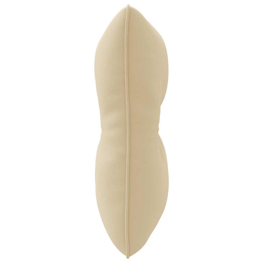 Rugkussen PUTTEN 100% Polyester Beige 40 x 40 x 10 cm