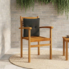 Rugkussen 40x40x10 cm zwart polyester