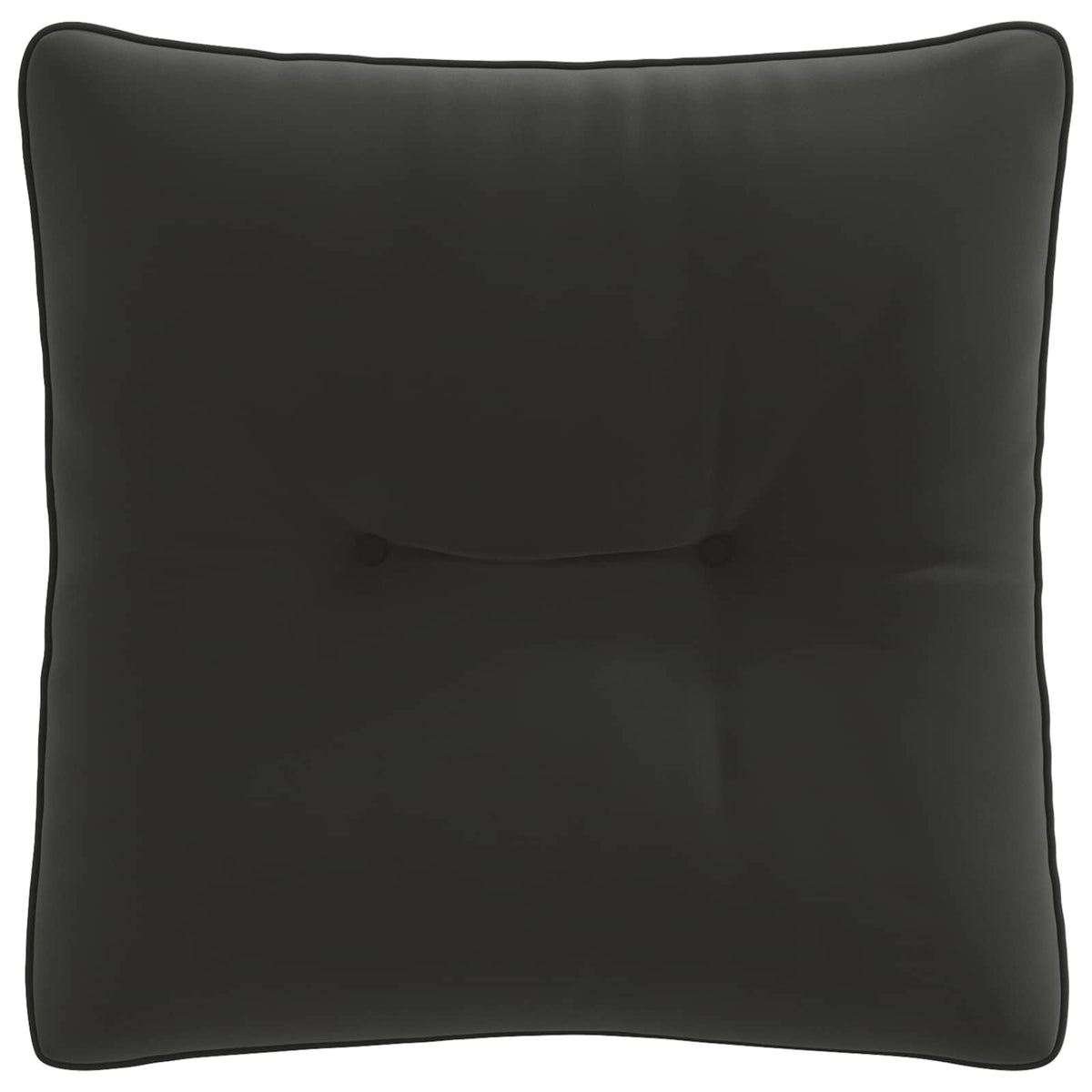 Rugkussen PUTTEN 100% Polyester Zwart 40 x 40 x 10 cm