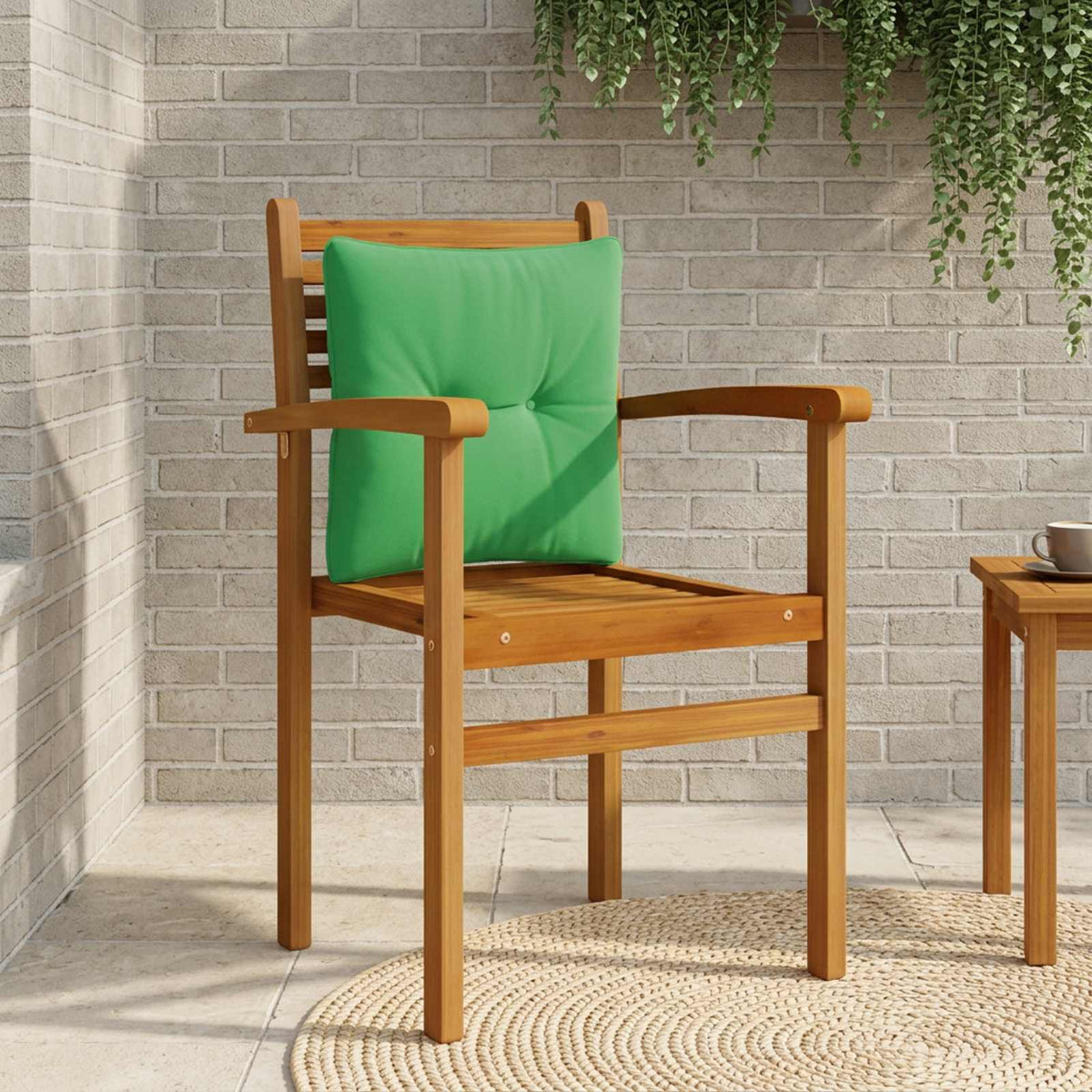 Rugkussen PUTTEN 100% Polyester Groen 40 x 40 x 10 cm