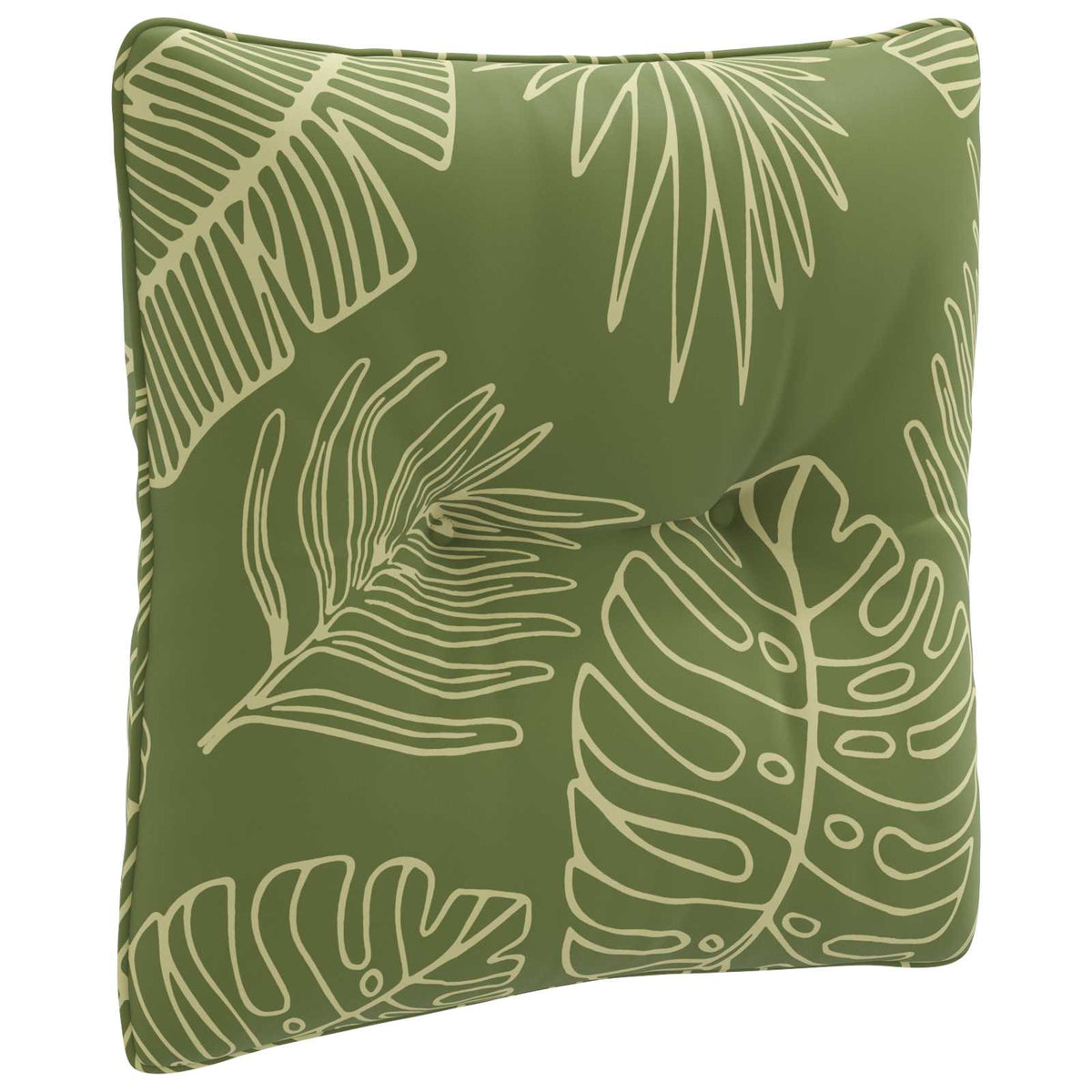 Rugkussen PUTTEN 100% Polyester Bladontwerp 40 x 40 x 10 cm