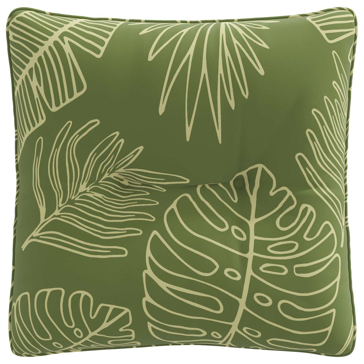Rugkussen PUTTEN 100% Polyester Bladontwerp 40 x 40 x 10 cm