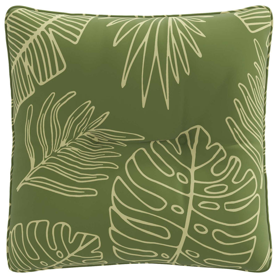 Rugkussen PUTTEN 100% Polyester Bladontwerp 40 x 40 x 10 cm