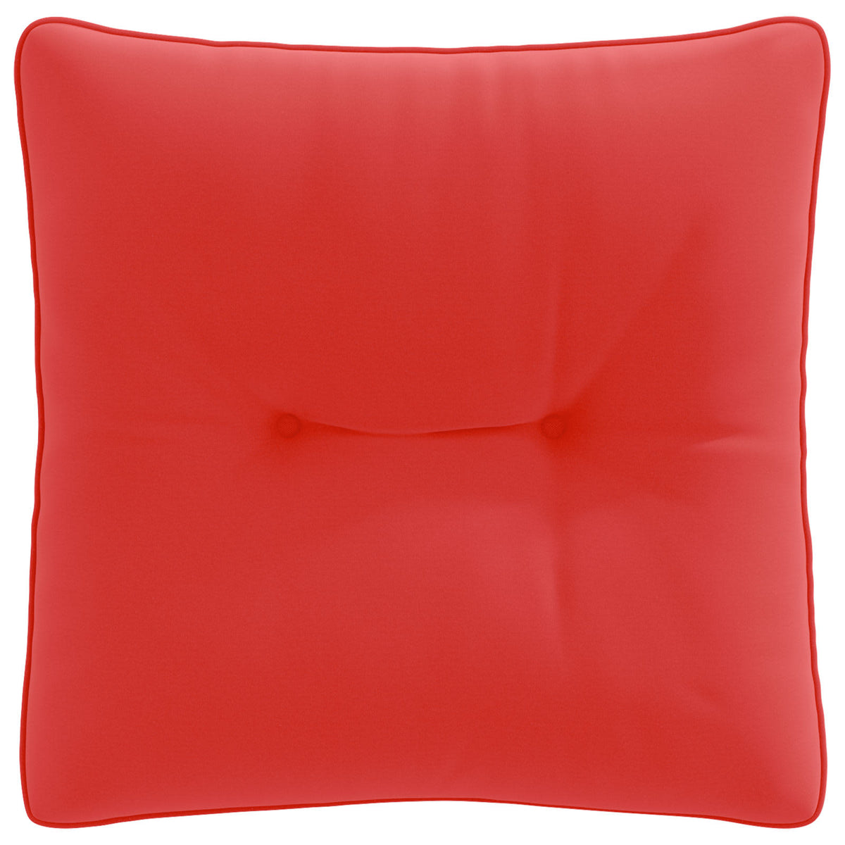 Rugkussen PUTTEN 100% Polyester Rood 40 x 40 x 10 cm