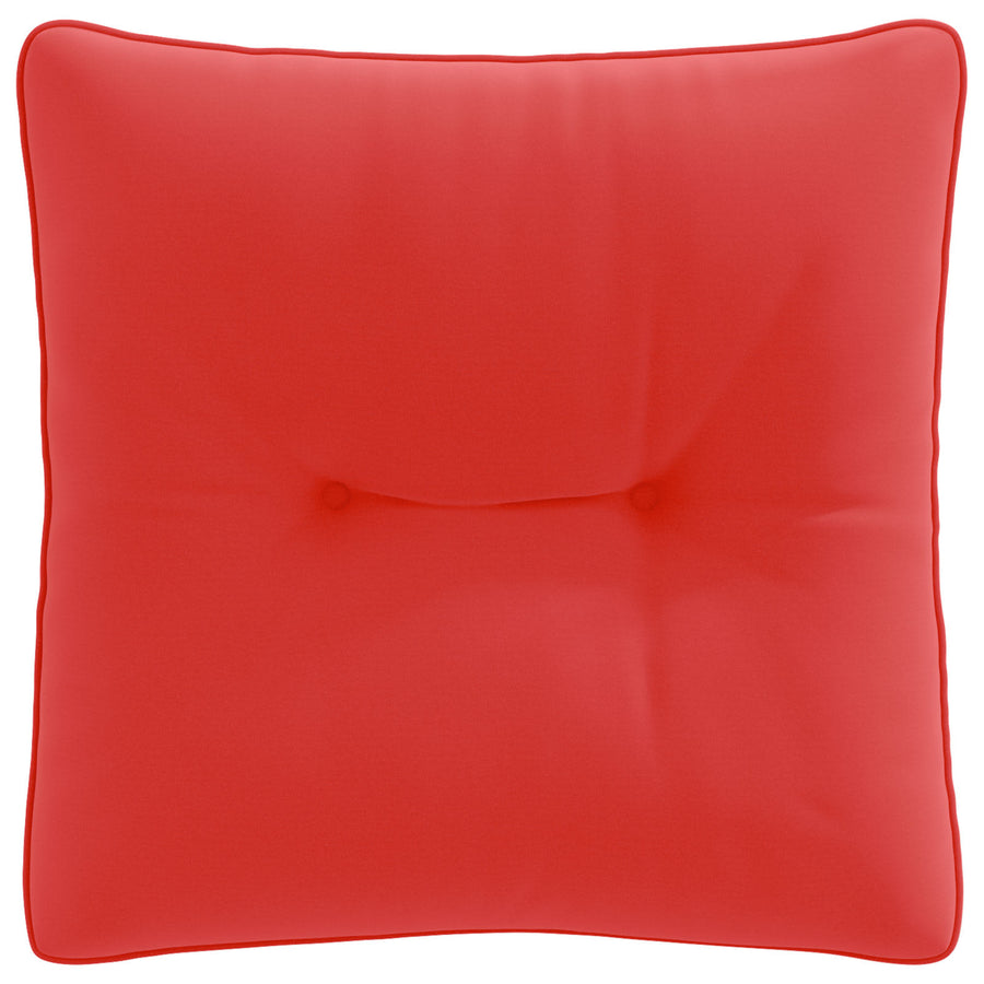 Rugkussen PUTTEN 100% Polyester Rood 40 x 40 x 10 cm