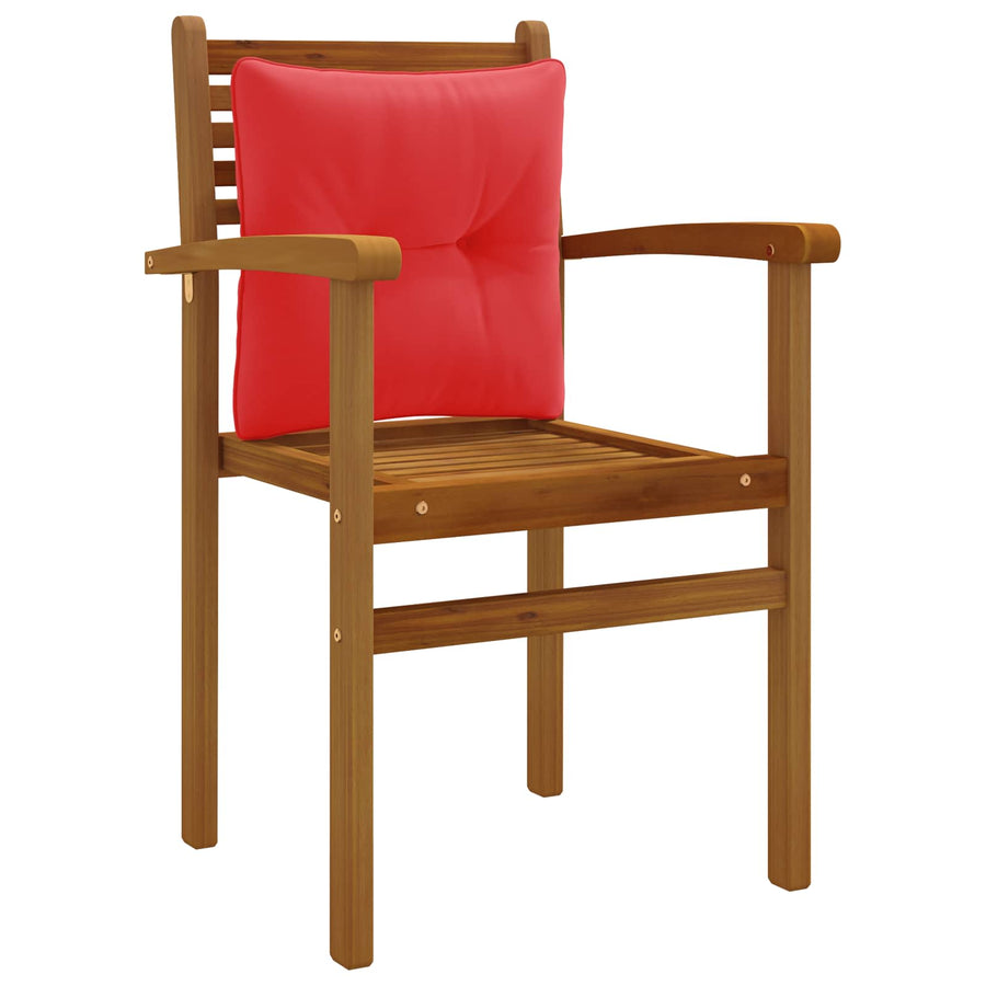 Rugkussen PUTTEN 100% Polyester Rood 40 x 40 x 10 cm