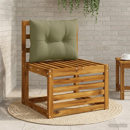 Rugkussen PUTTEN 100% Polyester Olijfgroen 60 x 40 x 10 cm