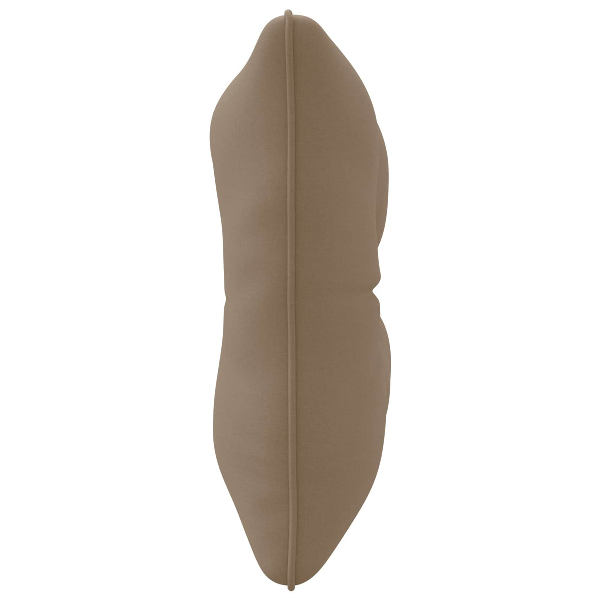 Rugkussen PUTTEN 100% Polyester Taupe 50 x 40 x 10 cm