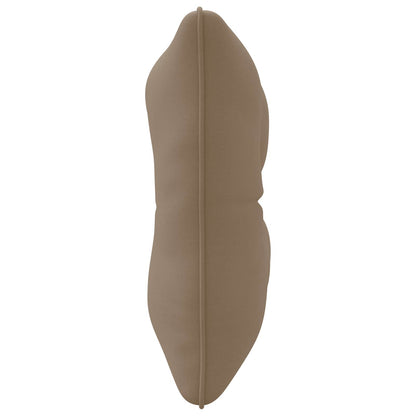 Rugkussen PUTTEN 100% Polyester Taupe 50 x 40 x 10 cm