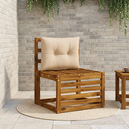 Rugkussen PUTTEN 100% Polyester Zand 60 x 40 x 10 cm
