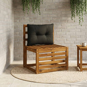 Rugkussen 60x40x10 cm zwart polyester