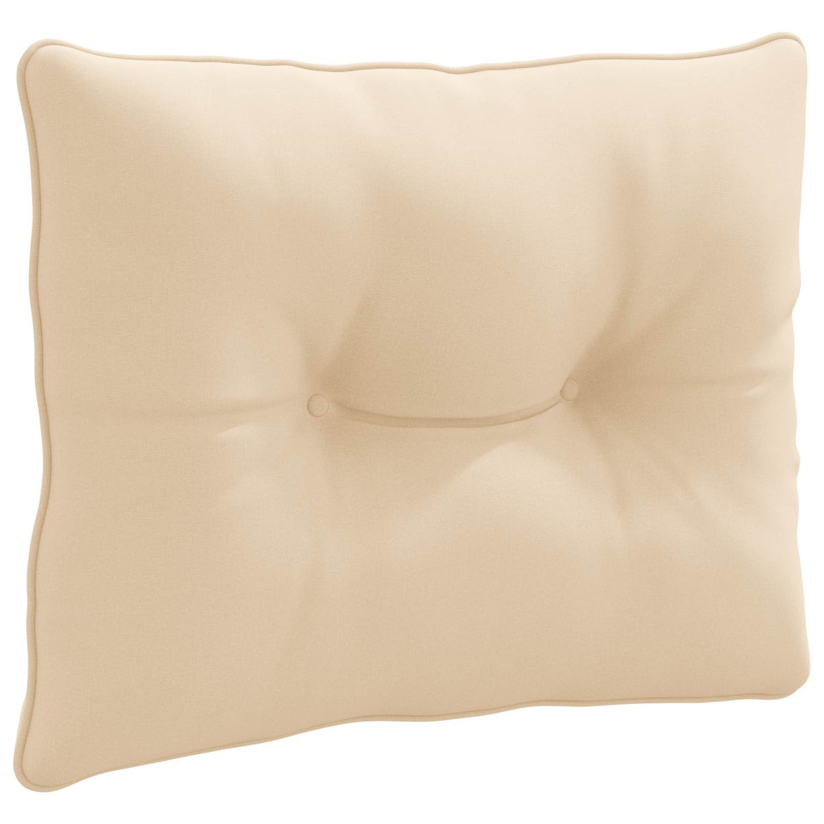Rugkussen PUTTEN 100% Polyester Crèmekleurig 50 x 40 x 10 cm