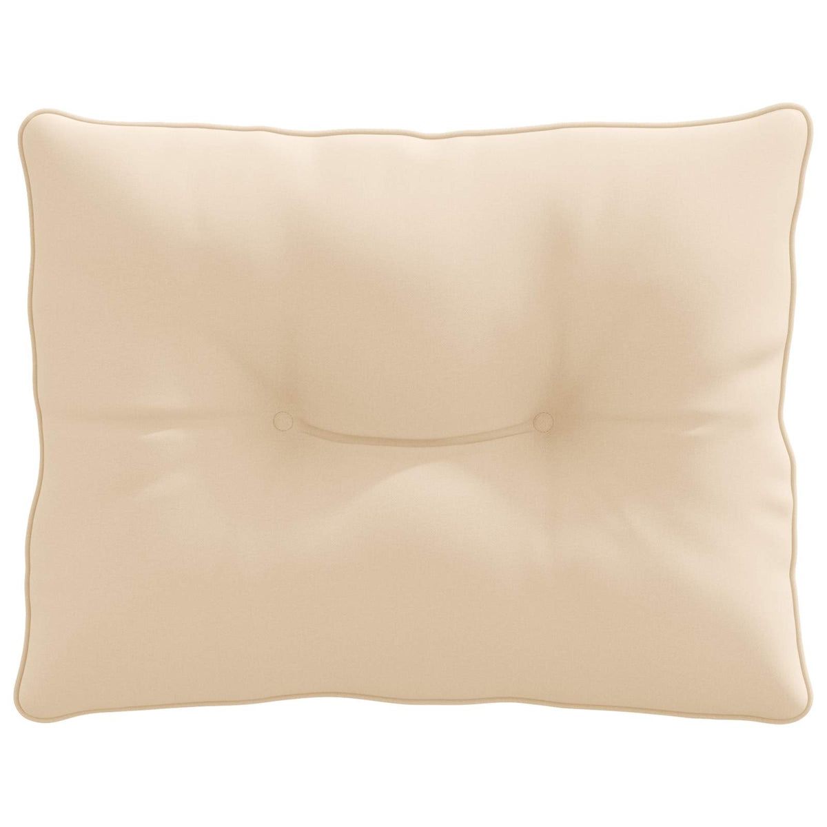 Rugkussen PUTTEN 100% Polyester Crèmekleurig 50 x 40 x 10 cm
