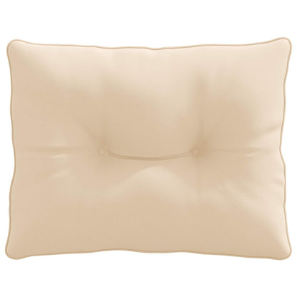 Rugkussen PUTTEN 100% Polyester Crèmekleurig 50 x 40 x 10 cm