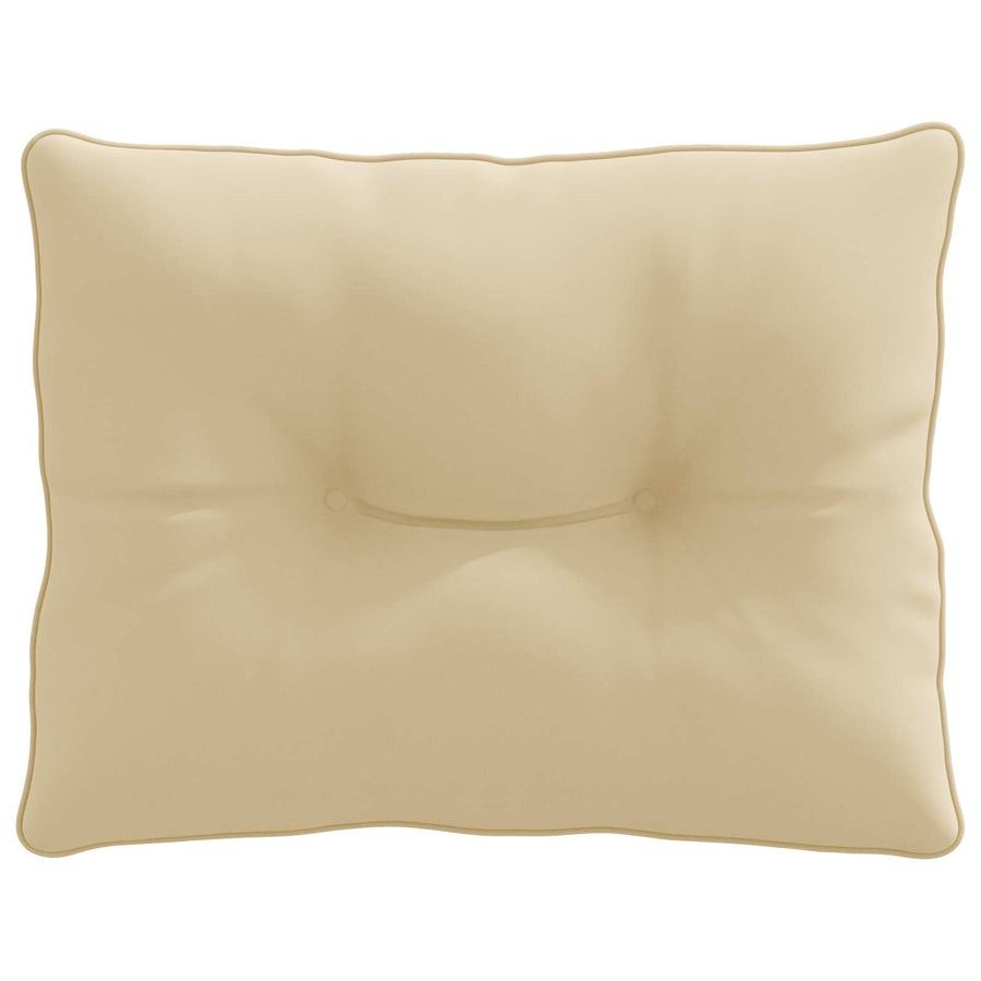 Rugkussen PUTTEN 100% Polyester Beige 50 x 40 x 10 cm