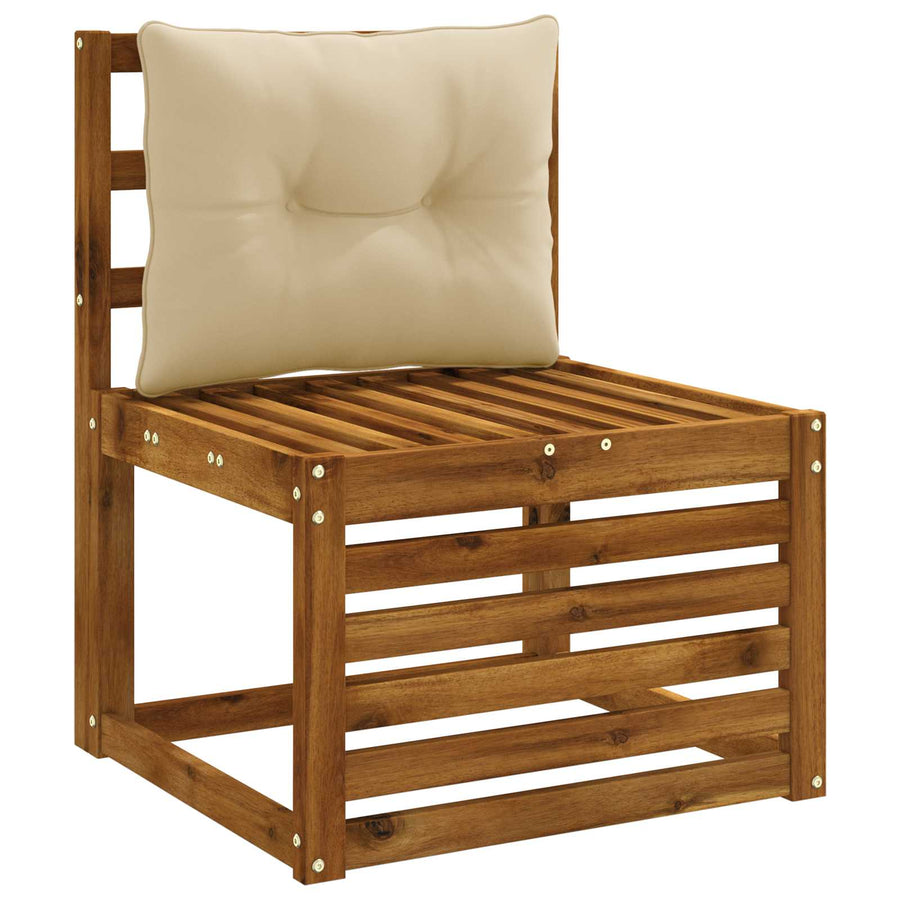 Rugkussen PUTTEN 100% Polyester Beige 50 x 40 x 10 cm