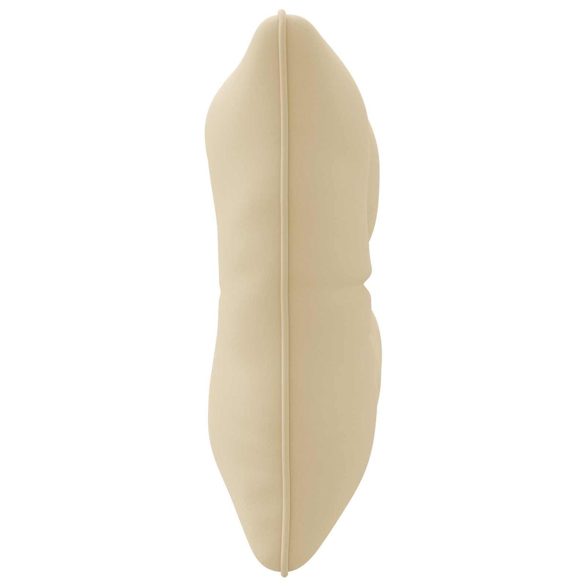 Rugkussen PUTTEN 100% Polyester Beige 50 x 40 x 10 cm