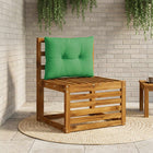 Rugkussen PUTTEN groen 60x40x10 cm