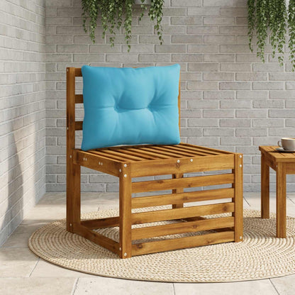 Rugkussen PUTTEN 100% Polyester Lichtblauw 50 x 40 x 10 cm