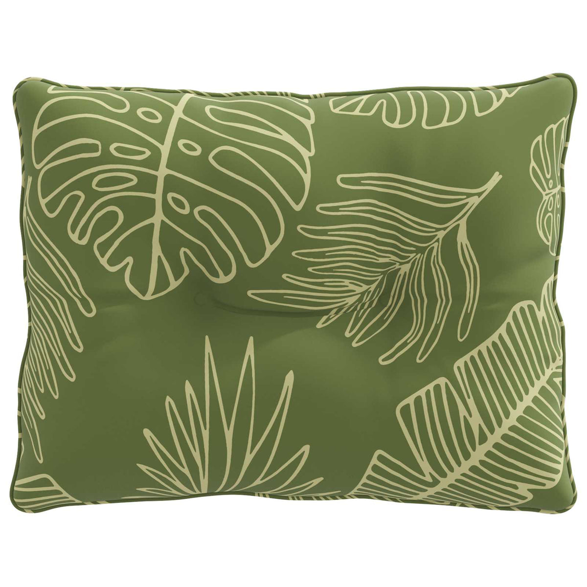 Rugkussen PUTTEN 100% Polyester Bladontwerp 50 x 40 x 10 cm