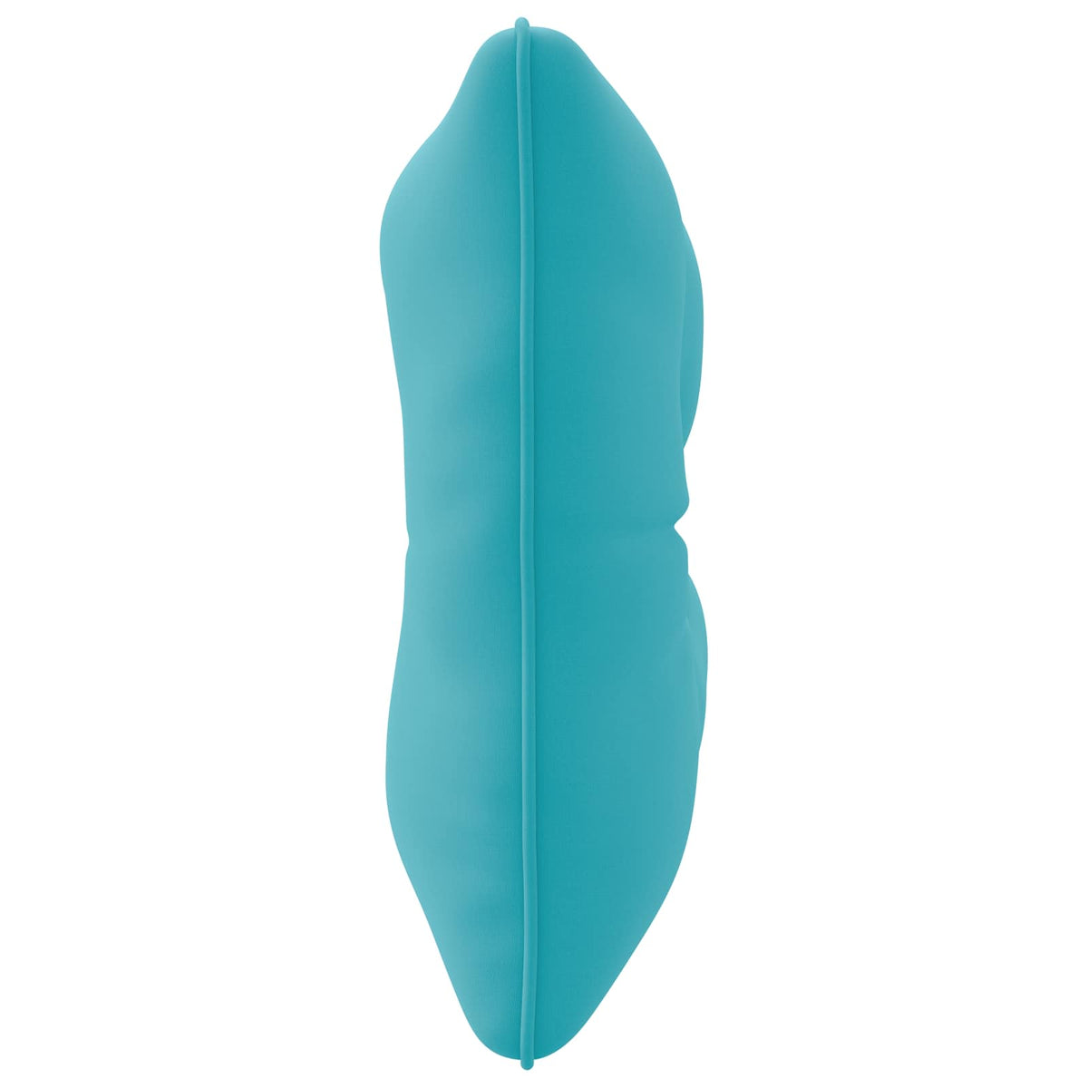 Rugkussen PUTTEN 100% Polyester Turquoise 50 x 40 x 10 cm