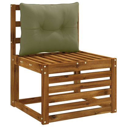 Rugkussen PUTTEN 100% Polyester Olijfgroen 60 x 40 x 10 cm