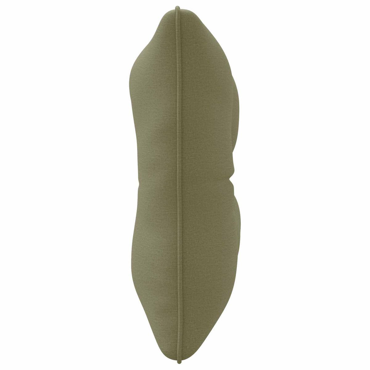 Rugkussen PUTTEN 100% Polyester Olijfgroen 60 x 40 x 10 cm