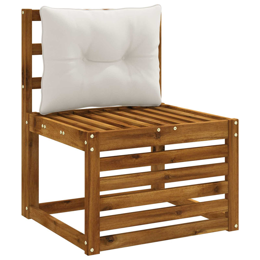 Rugkussen PUTTEN 100% Polyester Wit 60 x 40 x 10 cm