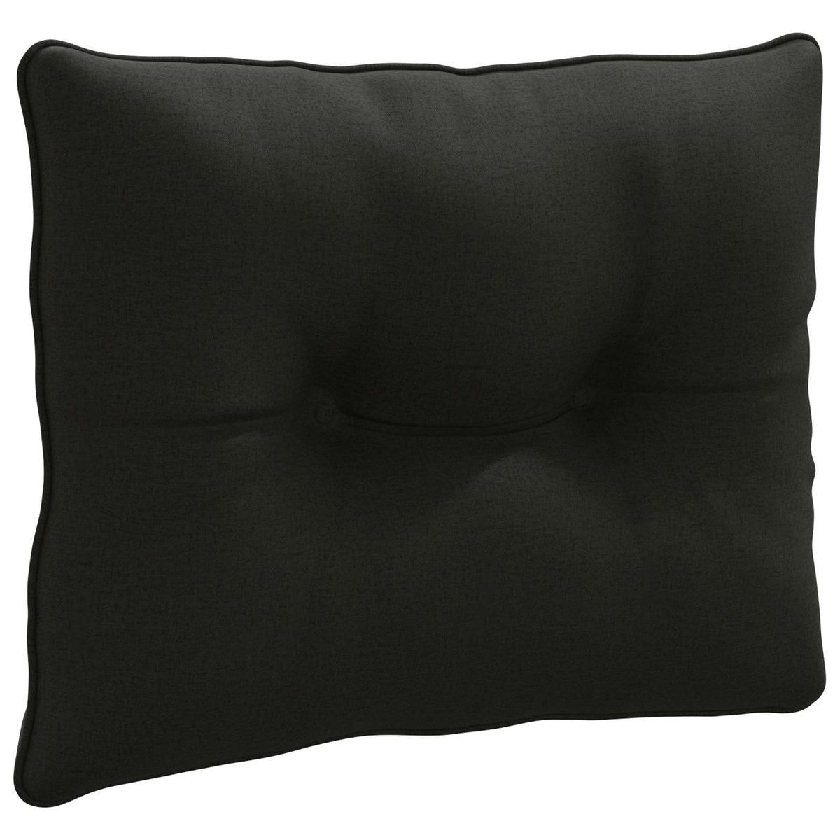 Rugkussen PUTTEN 100% Polyester Zwart 60 x 40 x 10 cm