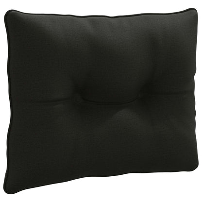Rugkussen PUTTEN 100% Polyester Zwart 60 x 40 x 10 cm