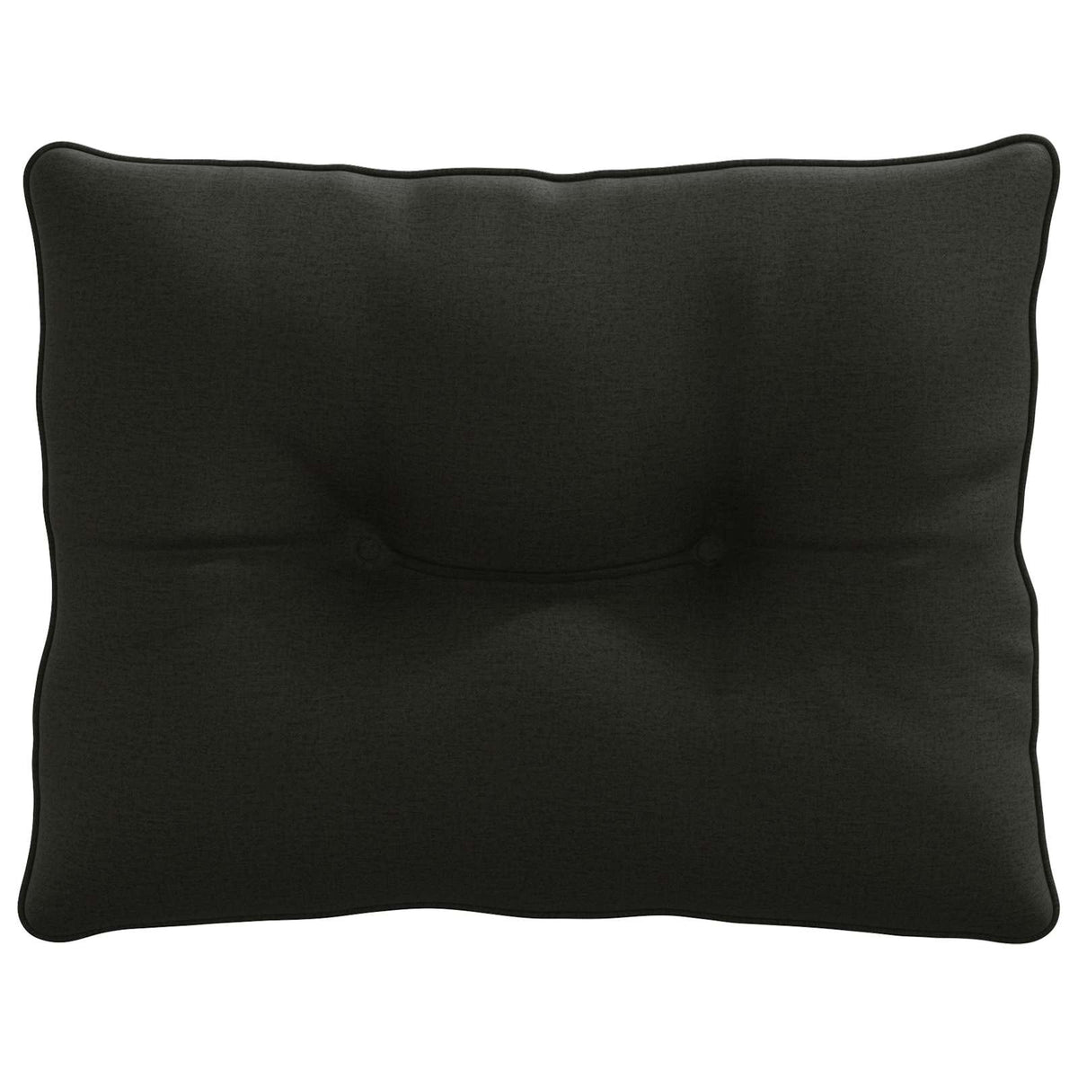 Rugkussen PUTTEN 100% Polyester Zwart 60 x 40 x 10 cm