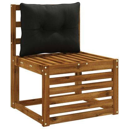 Rugkussen PUTTEN 100% Polyester Zwart 60 x 40 x 10 cm
