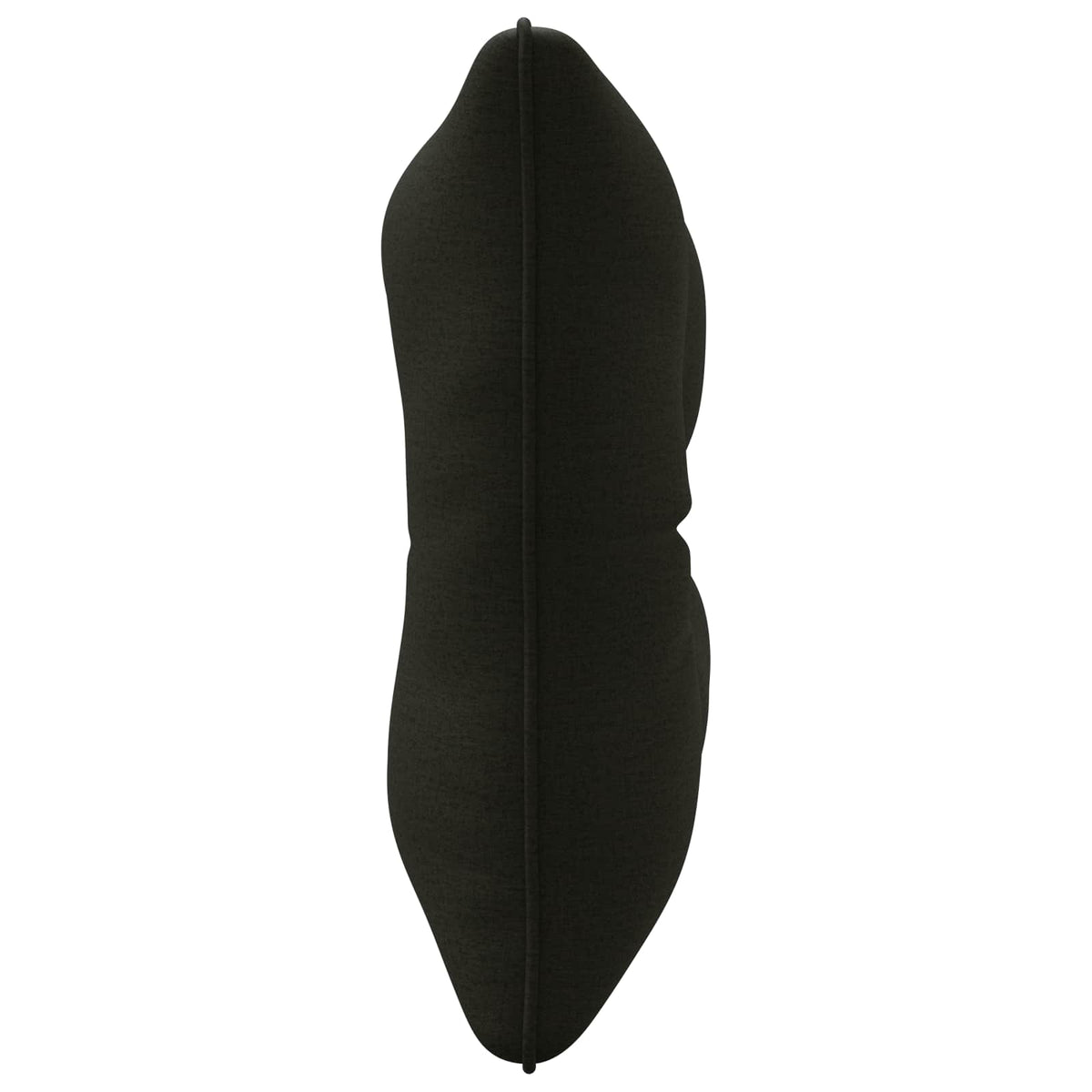 Rugkussen PUTTEN 100% Polyester Zwart 60 x 40 x 10 cm