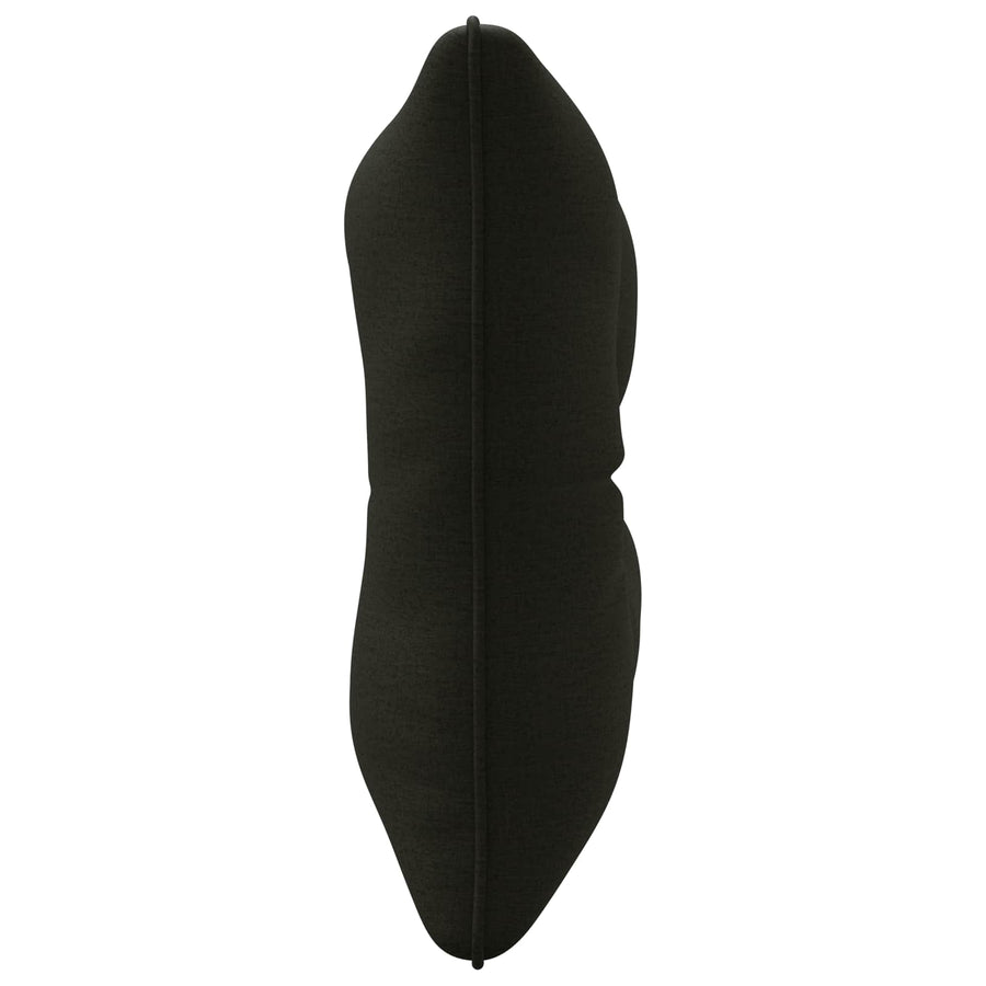 Rugkussen PUTTEN 100% Polyester Zwart 60 x 40 x 10 cm