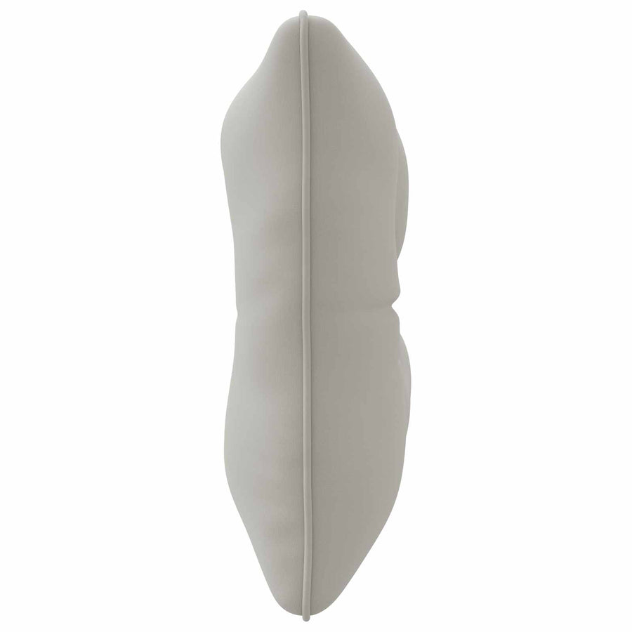 Rugkussen PUTTEN 100% Polyester Grijs 60 x 40 x 10 cm